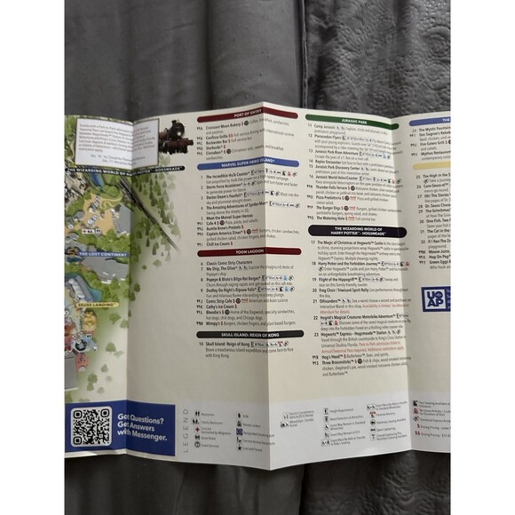 RARE Universal Studios 2 Park Guide Map 2023 - LAST UNIVERSAL MAPS EVER PRINTED - Picture 5 of 13